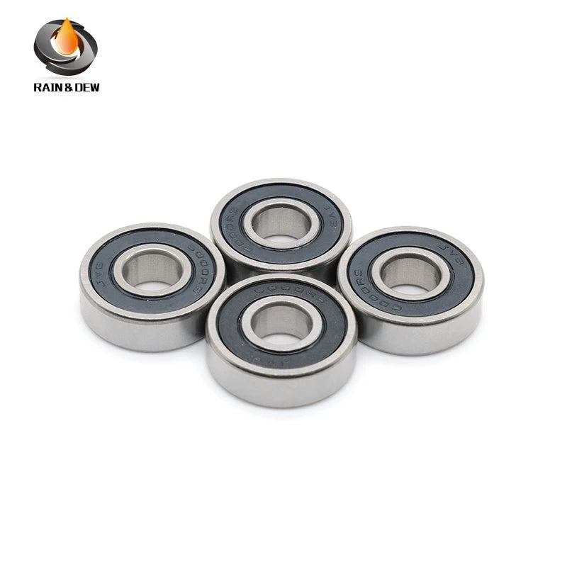 5pcs 6201RS 12x32x10 mm Deep Groove Ball Bearing Motor Grade 6201-RS 12*32*10mm High Quality Bearing Steel