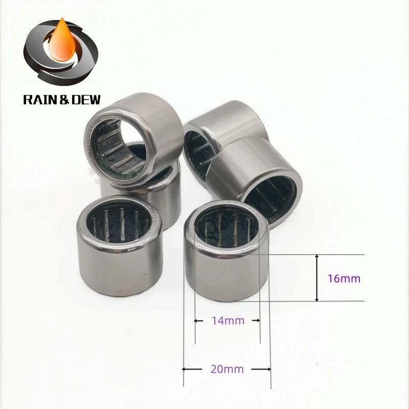 2Pcs SHF1012 10X14X12mm Stainless Steel One Way Clutch Needle Roller Bearings for Fishing Reels SHF1008 10x14x8mm SHF1416