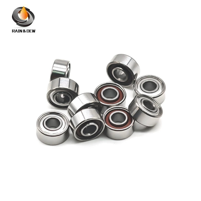 2/4/10PCS SR2-5ZZCB 3.175 x 7.938 x 3.571 mm ABEC-9 Hybrid Ceramic Bearing High Speed Dental Handpiece