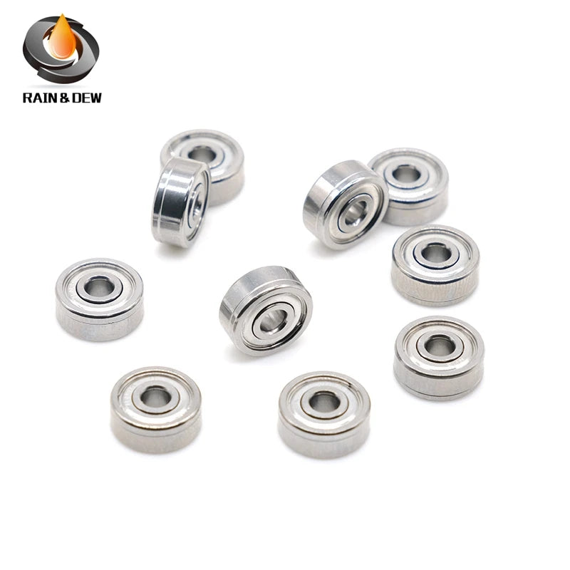 10Pcs Stainless Steel SMR103ZZ Bearing 3*10*4 mm  ABEC-7 Ball Bearings Shielded S623ZZ Ball Bearing