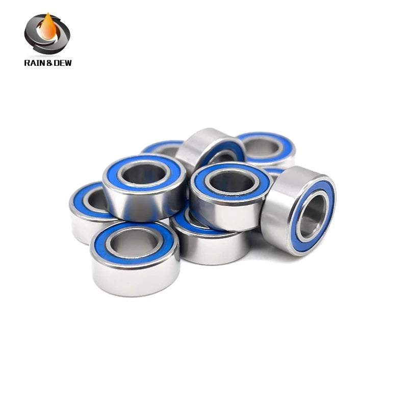 10PCS MR105RS 5X10X4 mm Bearing ABEC-7 Miniature Ball Bearings Blue Sealed Bearing 608RS 6701RS 688RS 695RS MR1319RS MR128RS