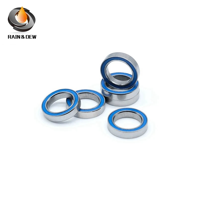 10PCS MR105RS-Blue Bearing ABEC-7  5X10X4 mm Miniature MR105-2RS Ball Bearings Blue Sealed MR105 2RS Quality