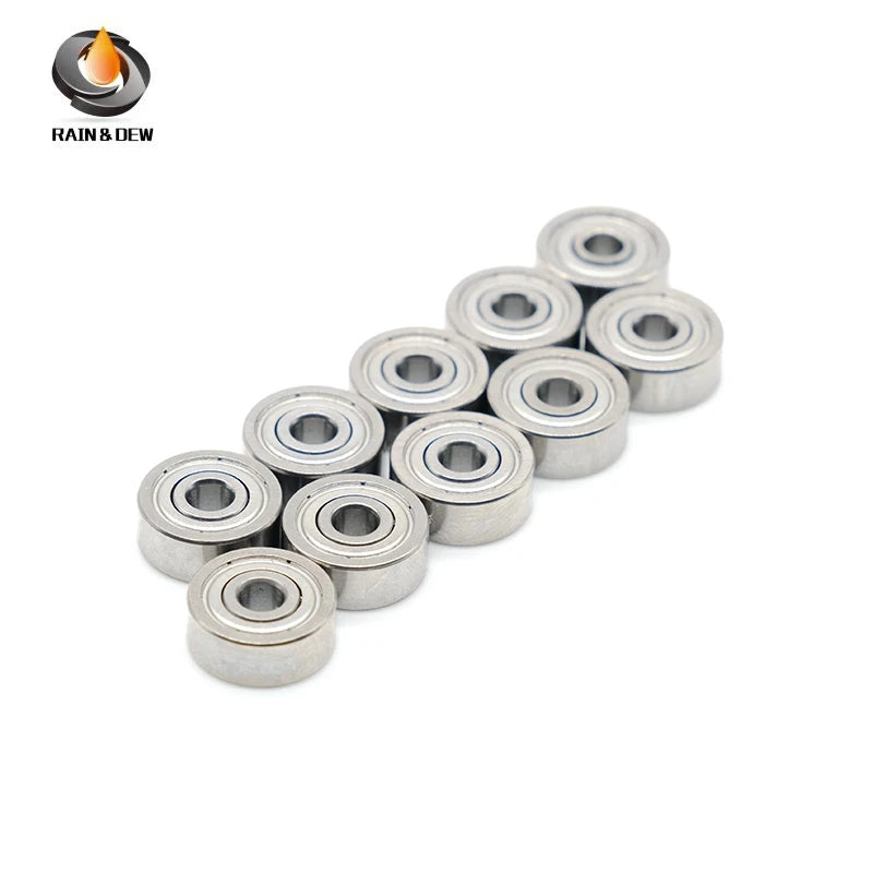 10Pcs 623ZZ 3x10x4 mm Bearing ABEC-7  Miniature 623-2Z Ball Bearings 623 ZZ EMQ Z3V3 Quality