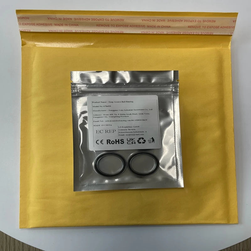 Thin Section Rubber Sealed  Ball Bearings 10PCS 6705RS 25X32X4 mm Bearing ABEC-7 6705RS	25X32X4