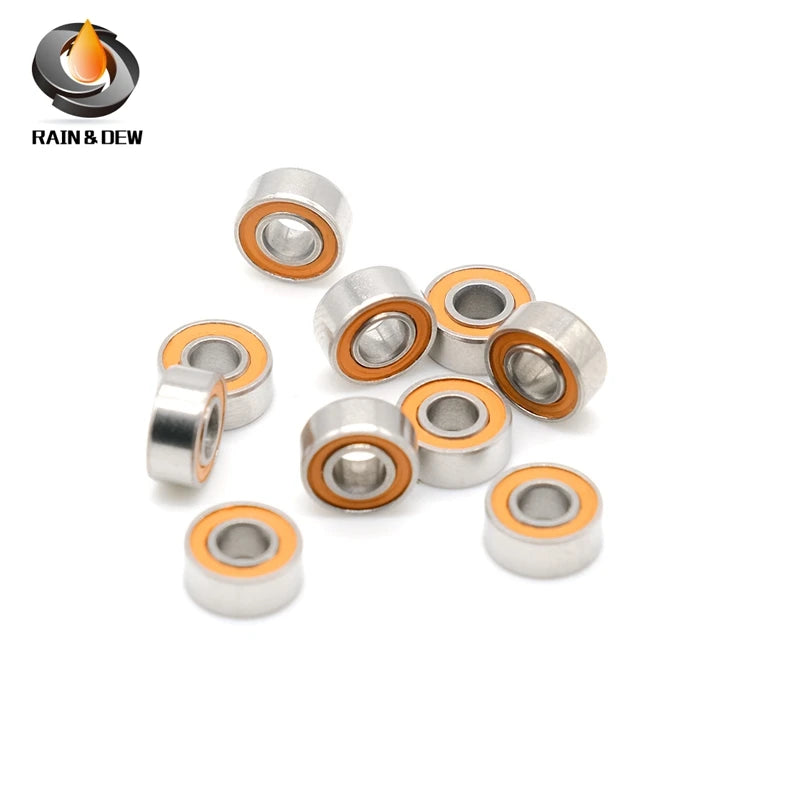 1PCS S683RS CB 3x7x3 mm Stainless Steel Hybrid Ceramic Ball Bearing ABEC-7 Without Grease Fast Turning Contains Multiple Models