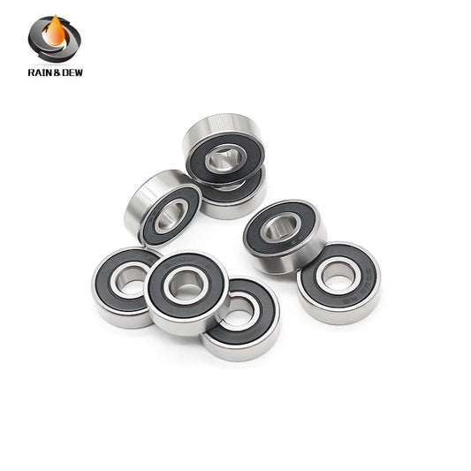 8Pcs 608RS Bearing 8*22*7 mm ABEC-7 Skateboard Scooter 608 2RS Ball Bearing Miniature Skate Roller 608-2RS 608 RS Bearing