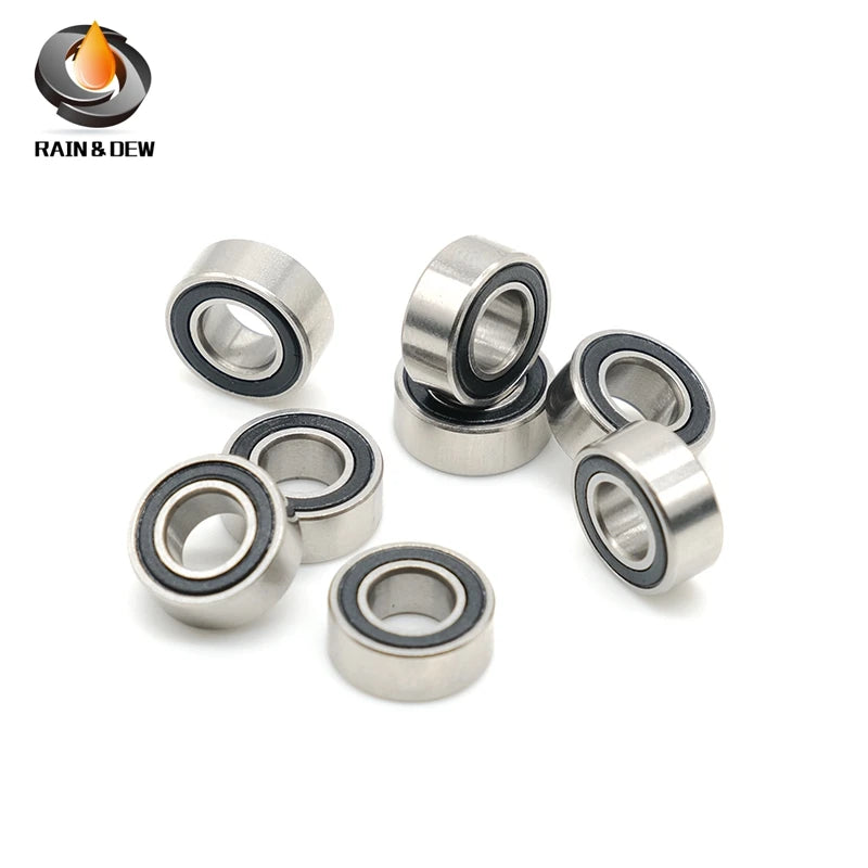 684-2RS Bearing 4*9*4mm ( 10 PCS ) ABEC-7 Miniature 684RS Bearing Steel Ball Bearings L-940DD