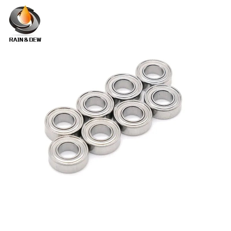 10Pcs MR126ZZ ABEC-9 Bearings, 6x12x4 mm High-Speed Nail Drill Handpiece Bearings - No Heat, Longer Life, More Stable & Smooth
