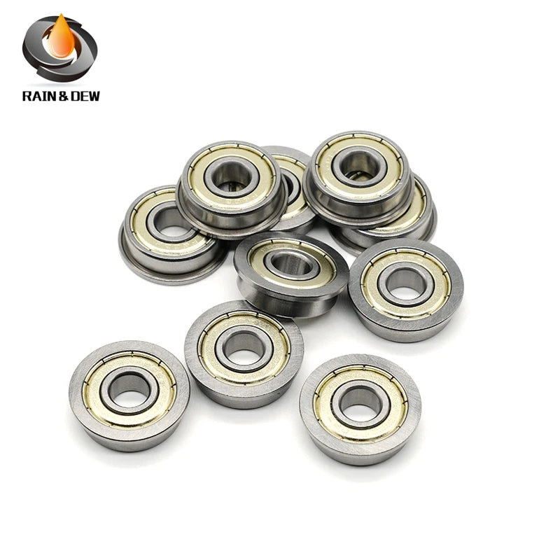 10Pcs F604ZZ Flange Bearing 4x12x4 mm 3D Printers Parts