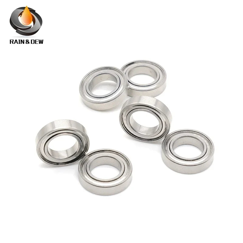 10Pcs 6801ZZ	12X21X5 mm High Quality ABEC-7 Deep Groove Ball Bearing