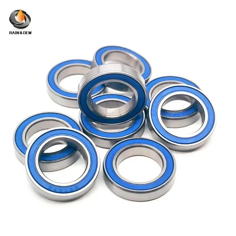 10Pcs 6802 2RS-Blue Bearing 15*24*5mm  ABEC-7 Bicycle Pivot Repair Parts 6802 2RS RS Ball Bearings 6802-2RS 6802LLU