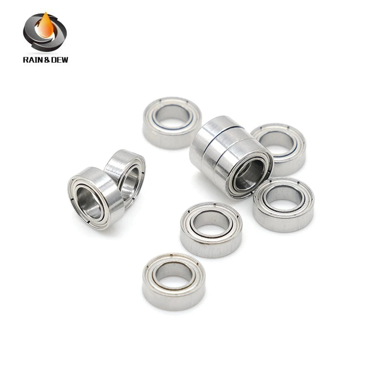 10Pcs 5x9x2.5 mm  Bearing Custom Size SMR95W2-5ZZ Stainless Steel Ball Bearing
