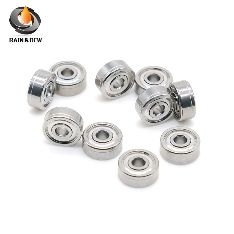 10Pcs Stainless Steel SMR103ZZ Bearing 3*10*4 mm  ABEC-7 Ball Bearings Shielded S623ZZ Ball Bearing