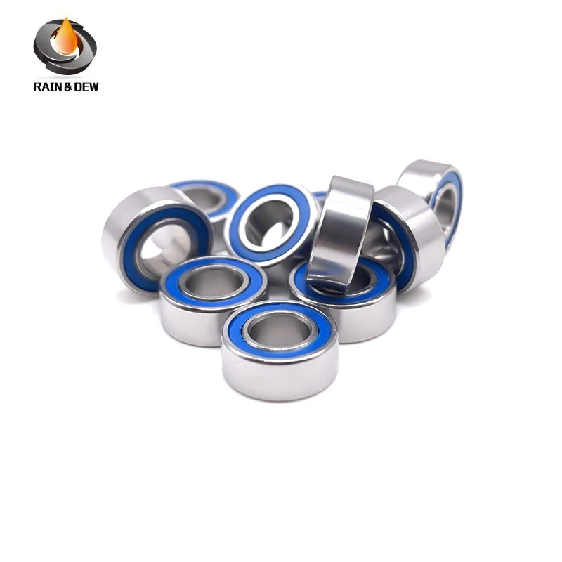 10PCS MR105RS 5X10X4 mm Bearing ABEC-7 Miniature Ball Bearings Blue Sealed Bearing 608RS 6701RS 688RS 695RS MR1319RS MR128RS