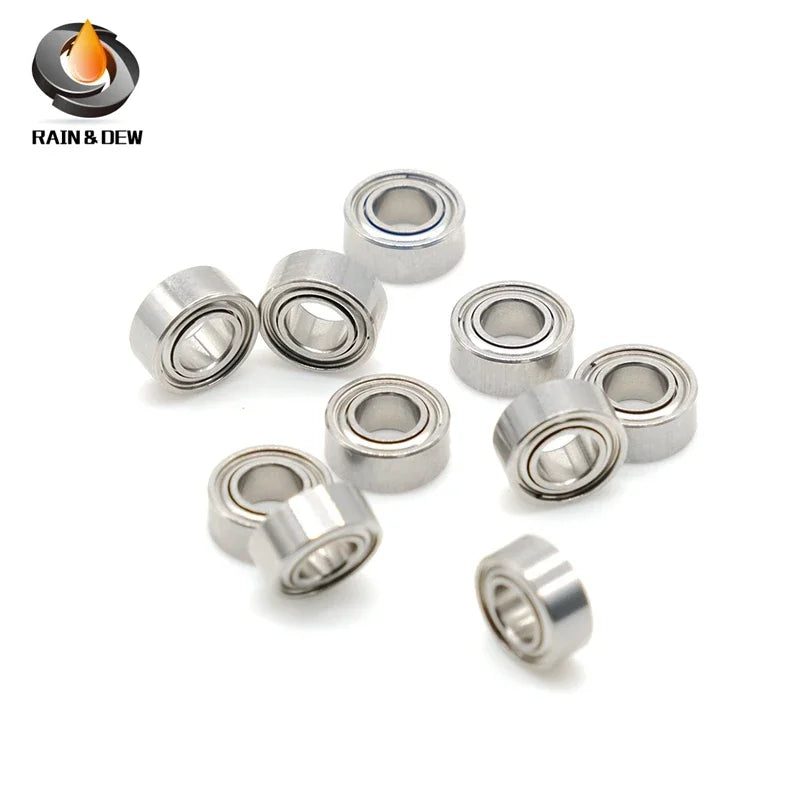 10Pcs  High Quality 3x6x2.5mm Miniature Bearing Stainless Steel SMR63ZZ ABEC-7 440C Material SMR63 SMR63 Z L-630ZZ WA673ZZA