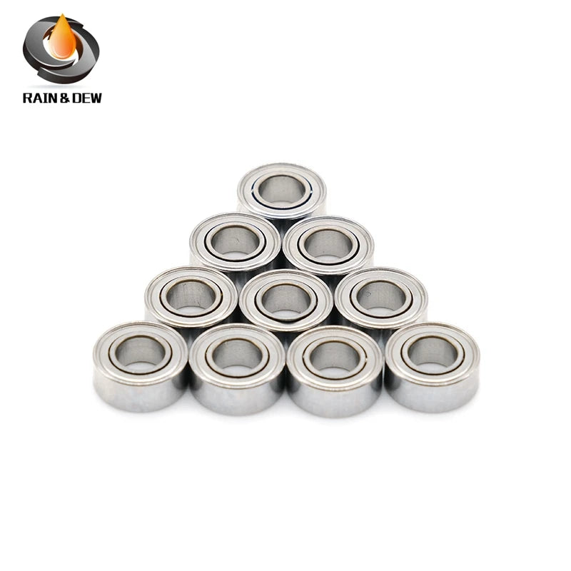 10Pcs  SMR105ZZ Stainless Steel Bearing  5X10X3 mm Custom Size ABEC-7 Miniature Bearing 440C Material