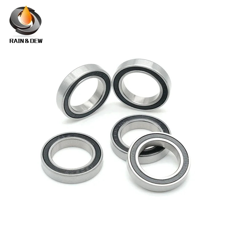 10Pcs 6802RS Bearing 15x24x5mm ABEC-7 Hobby Electric RC Car Truck 6802 RS 2RS Ball Bearings 6802-2RS Black Sealed