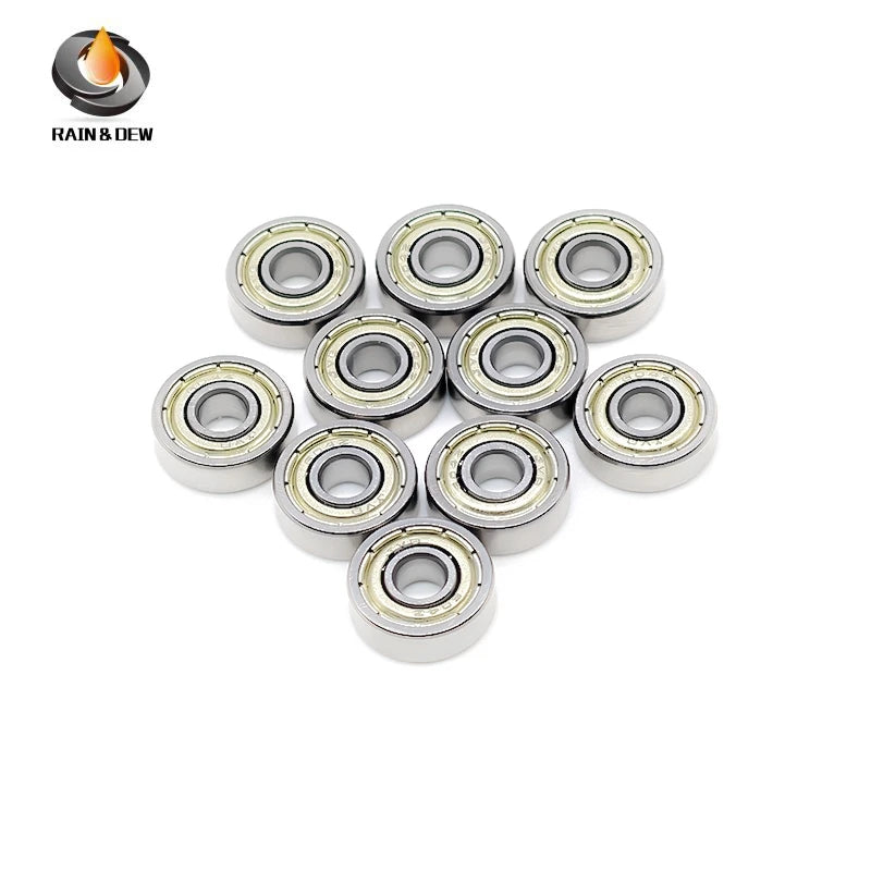 10PCS 604ZZ 4x12x4 mm ABEC-7 Miniature Ball Bearings Chrome Steel Bearings For 3D Printer Parts Pulleys