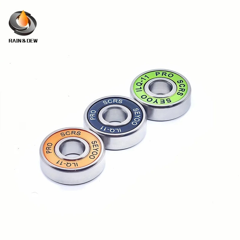 8Pcs 608 2rs ILQ-11 8x22x7 Skateboard Bearings, 608 Bearing & Bearings for Inline Skates, Bearings for Skates & Scooter