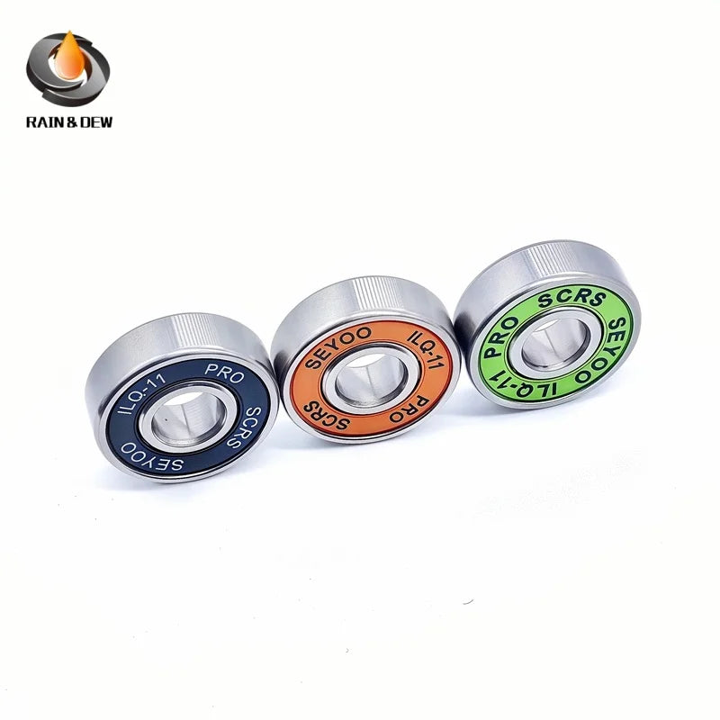 8Pcs 608 2rs ILQ-11 8x22x7 Skateboard Bearings, 608 Bearing & Bearings for Inline Skates, Bearings for Skates & Scooter