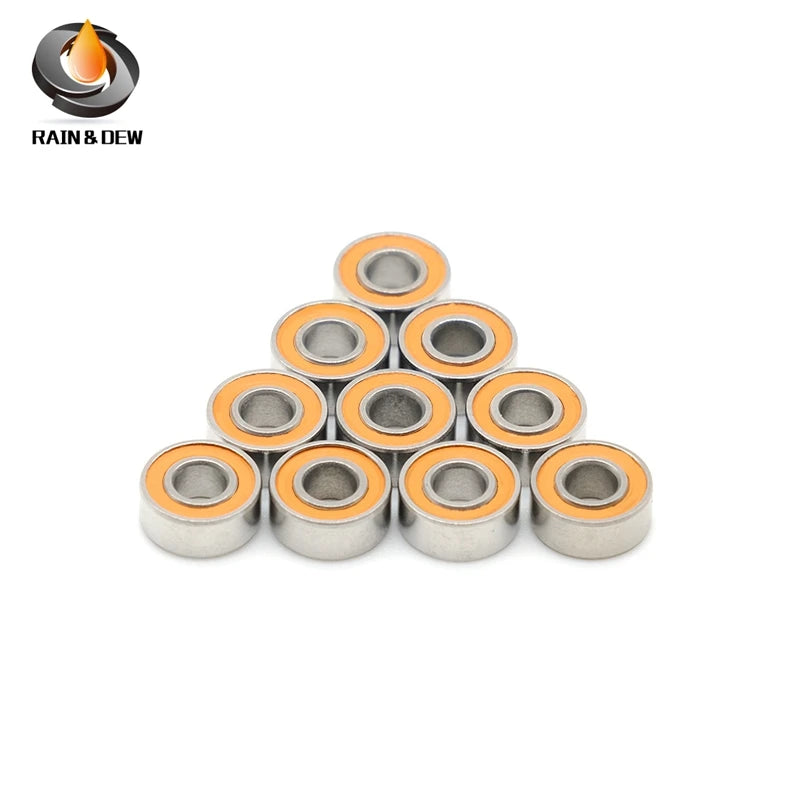 1PCS S683RS CB 3x7x3 mm Stainless Steel Hybrid Ceramic Ball Bearing ABEC-7 Without Grease Fast Turning Contains Multiple Models