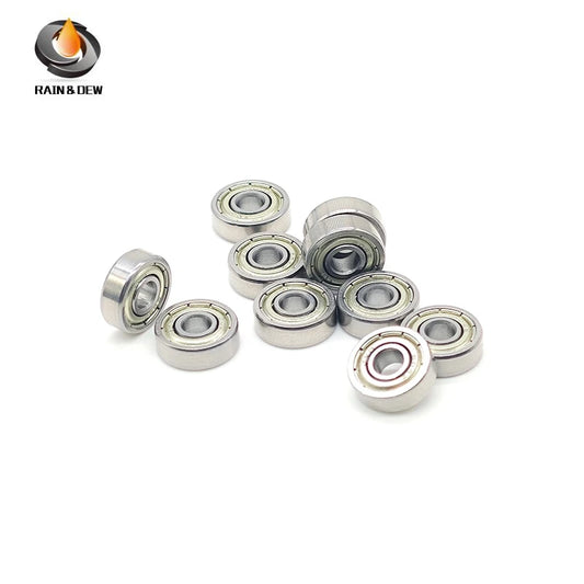 10PCS 604ZZ 4x12x4 mm ABEC-7 Miniature Ball Bearings Chrome Steel Bearings For 3D Printer Parts Pulleys