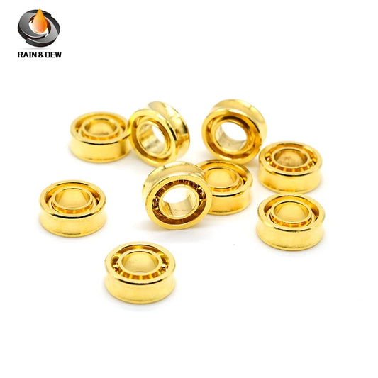 10Pcs  R188 Golden  Yoyo Bearing  UR188 Fingertip Gyro Bearing 6.35X12.7X4.76mm  UR188KK Bearing