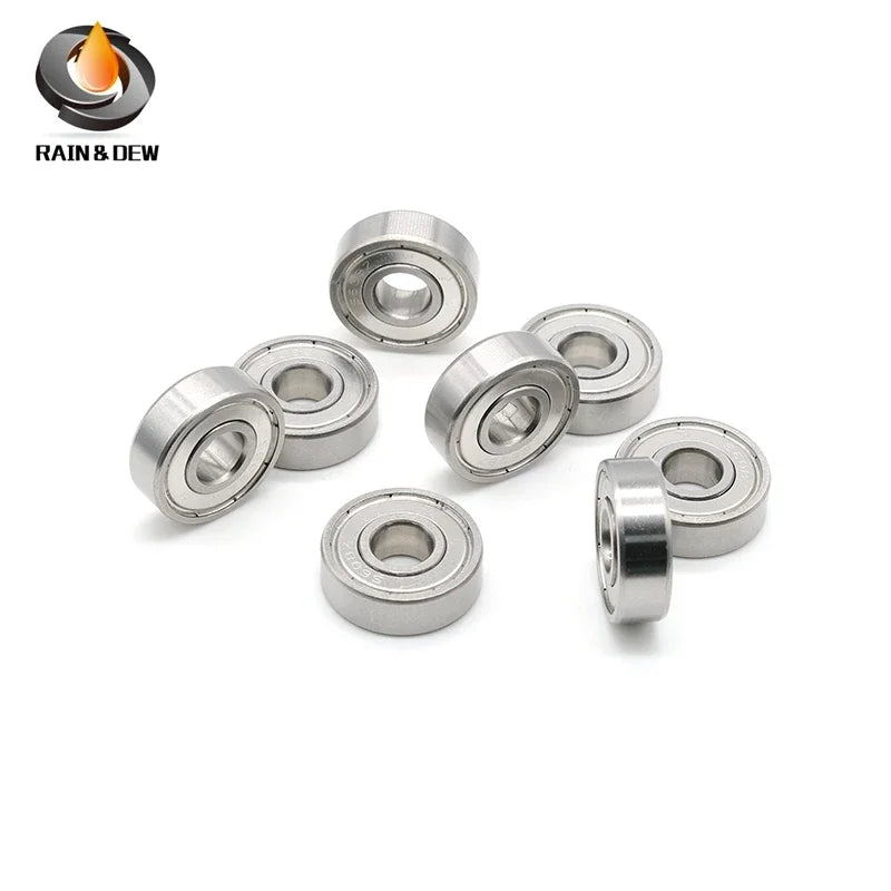 8Pcs S608ZZ  Stainless Steel Ball Bearing 608zz ABEC-9   8x22x7mm  Roller Skates Bearing 608