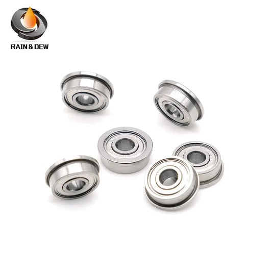 FR166ZZ Flange Bearing 4.7625*9.525*3.175 mm 10 PCS Inch Flanged FR166 Z ZZ Ball Bearings