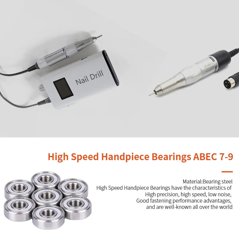 10Pcs 686ZZ ABEC-9  Handpiece Bearing  686  1360 Nail Ball Bearing  6x13x5mm For Strong Drill