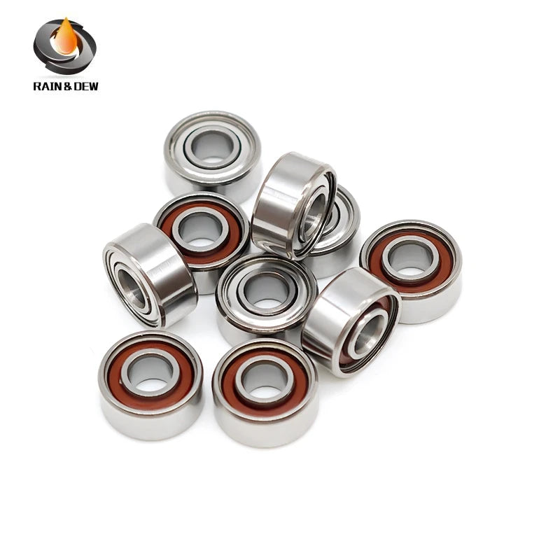 2/4/10PCS SR2-5ZZCB 3.175 x 7.938 x 3.571 mm ABEC-9 Hybrid Ceramic Bearing High Speed Dental Handpiece