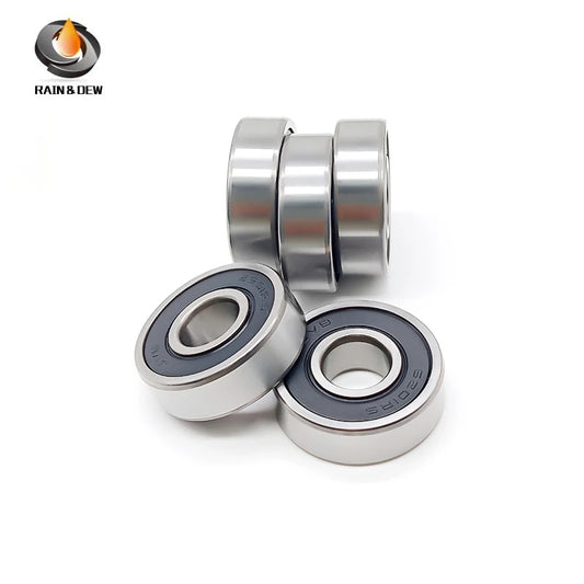 5pcs 6201RS 12x32x10 mm Deep Groove Ball Bearing Motor Grade 6201-RS 12*32*10mm High Quality Bearing Steel