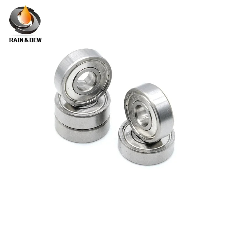 8Pcs S608ZZ  Stainless Steel Ball Bearing 608zz ABEC-9   8x22x7mm  Roller Skates Bearing 608