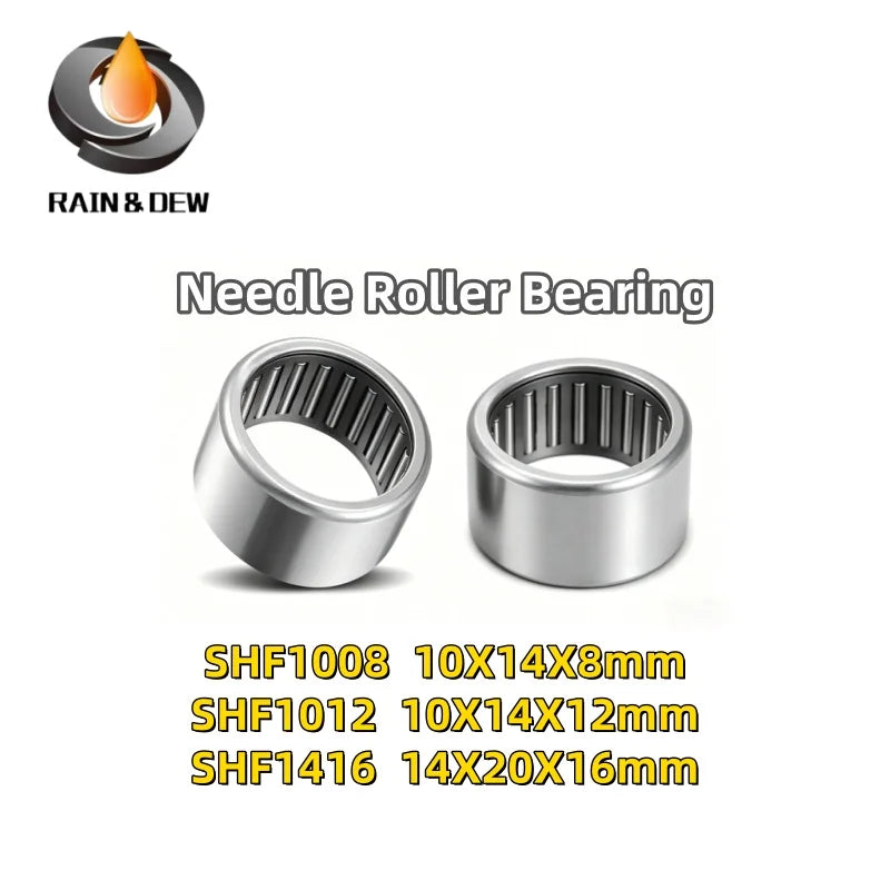 2Pcs SHF1012 10X14X12mm Stainless Steel One Way Clutch Needle Roller Bearings for Fishing Reels SHF1008 10x14x8mm SHF1416