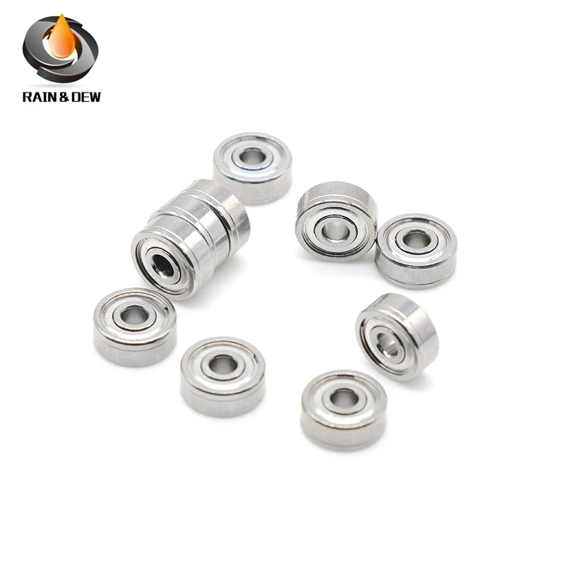 10Pcs Stainless Steel SMR103ZZ Bearing 3*10*4 mm  ABEC-7 Ball Bearings Shielded S623ZZ Ball Bearing