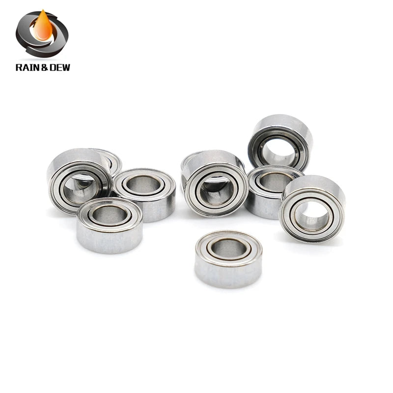 10Pcs  SMR105ZZ Stainless Steel Bearing  5X10X3 mm Custom Size ABEC-7 Miniature Bearing 440C Material