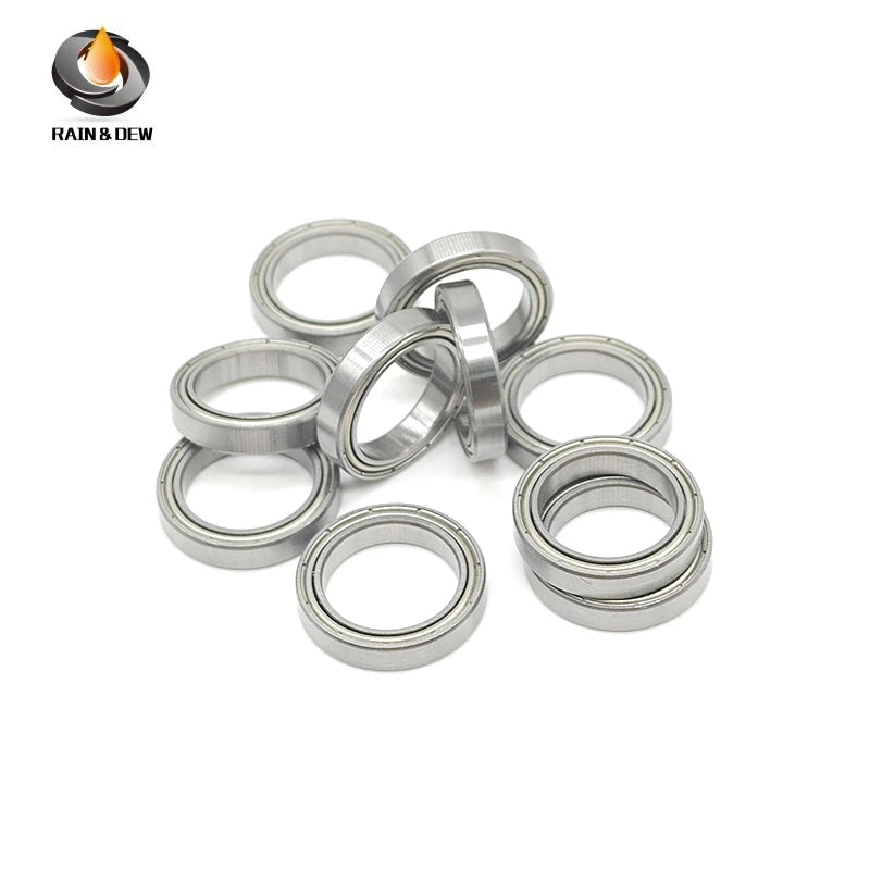 10PCS 6702ZZ 15x21x4 mm High Quality ABEC-7 Thin Section Deep Groove Ball Bearings 6702z 6702 ZZ