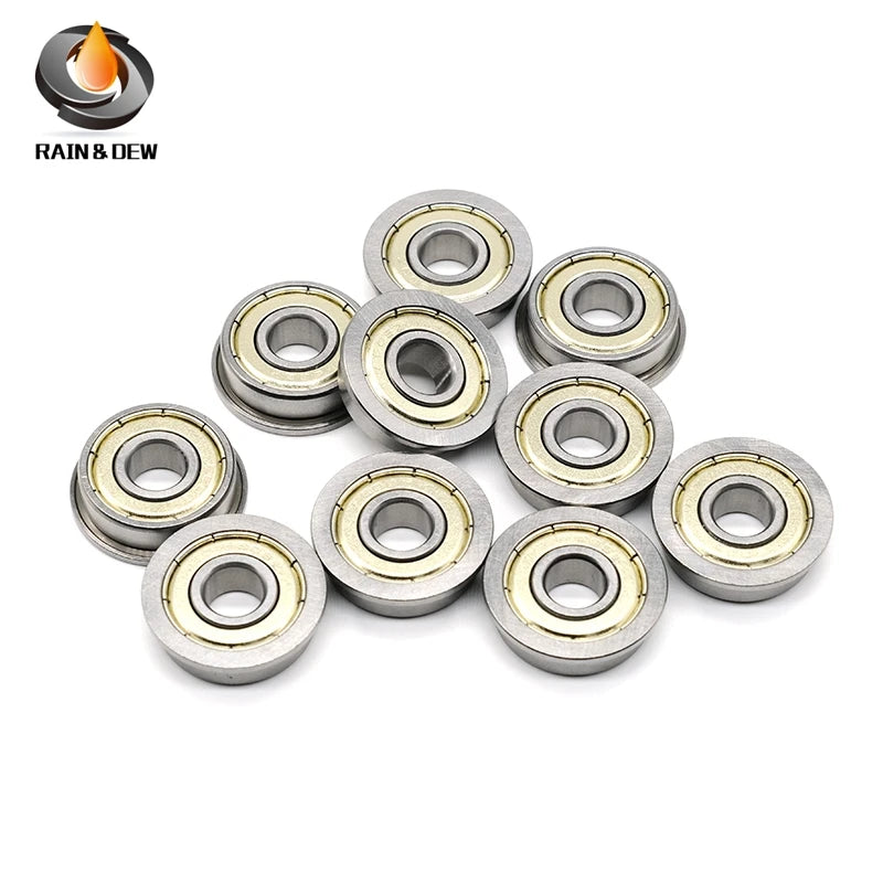 10Pcs F604ZZ Flange Bearing 4x12x4 mm 3D Printers Parts