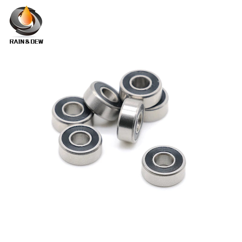 R4RS Bearing 6.35*15.875*4.9778 mm ABEC-7( 10 PCS ) Inch Miniature R4 2RS Ball Bearings