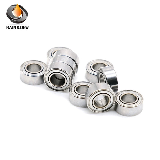 10Pcs  SMR105ZZ Stainless Steel Bearing  5X10X3 mm Custom Size ABEC-7 Miniature Bearing 440C Material