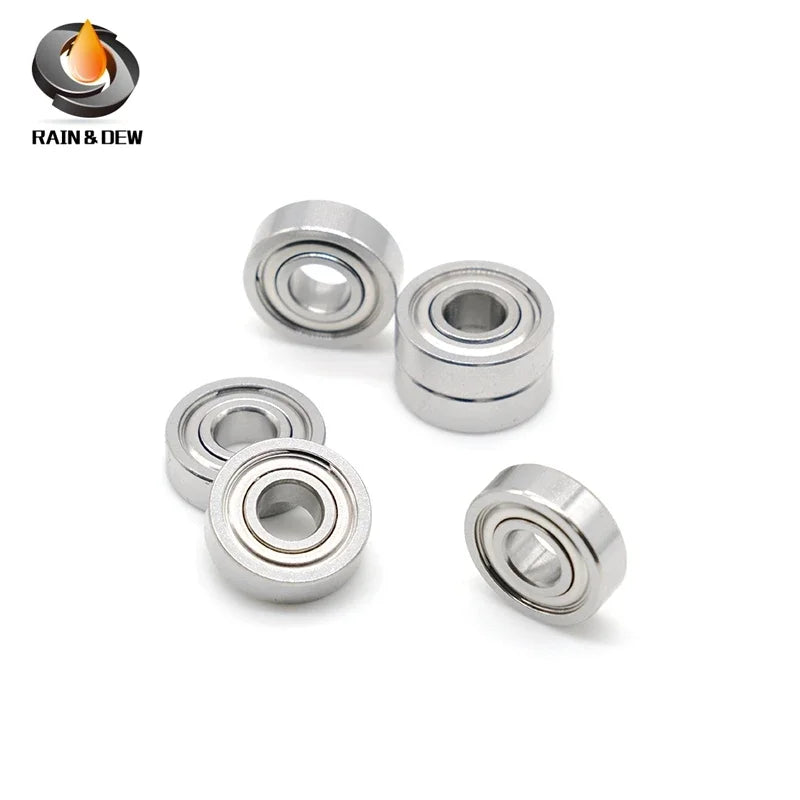 Desktop 3D Printer Special Bearing 624ZZ (10PCS) 4X13X5mm Mute Ball Bearings 624 For Kossel Mini Prusa i3 Parts Free Shipping