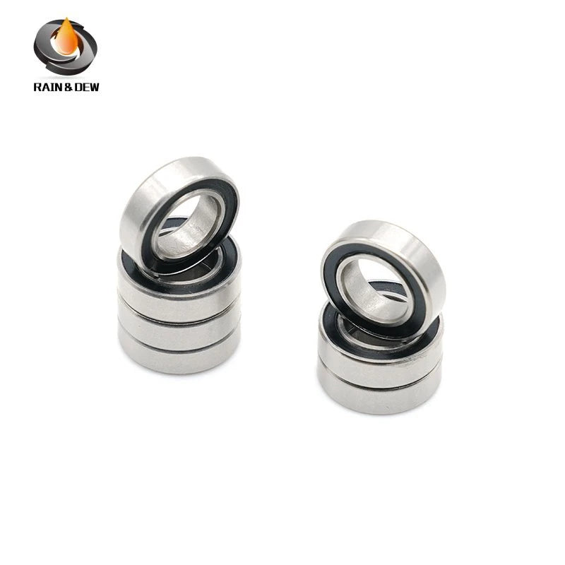 10PCS 63802RS Bearing 15x24x7 mm  Bicycle Suspension Pivot Repair Parts Ball Bearings