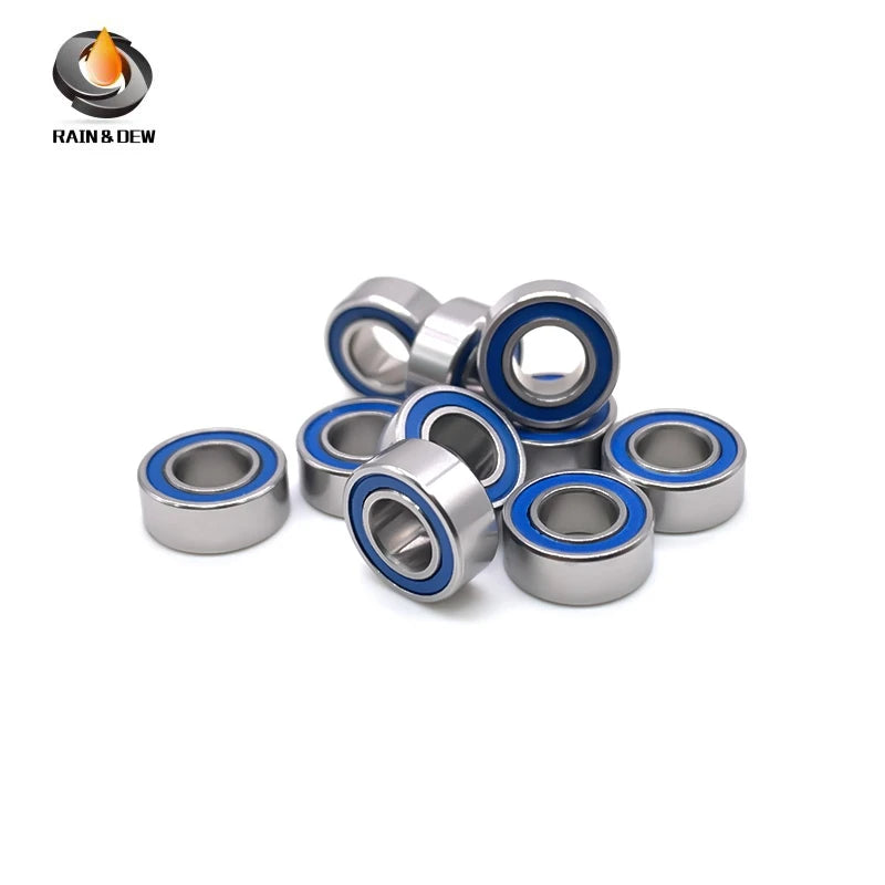 10PCS MR105RS 5X10X4 mm Bearing ABEC-7 Miniature Ball Bearings Blue Sealed Bearing 608RS 6701RS 688RS 695RS MR1319RS MR128RS
