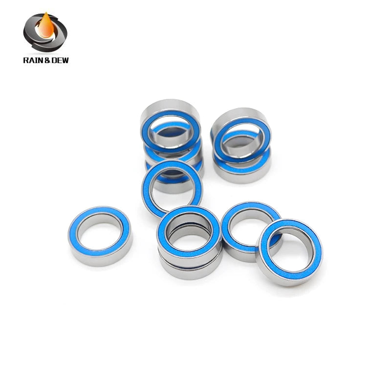 10PCS ABEC-7 6700-2RS High quality 6700RS 6700 2RS 10x15X4 mm Miniature Blue Rubber seal Deep Groove Ball Bearing