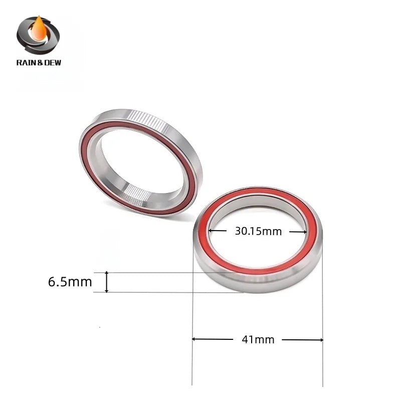 1PCS Bike Headset Bearing 40/37/30.15/34.1 mm Steel Bearings | Waterproof & Durable for MTB/Road Bicycle Steering Repair