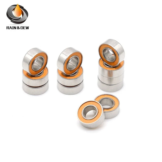 1Pcs SMR 84 2RS CB ABEC-7 4X8X3 mm  Stainless Steel hybrid Si3n4 ceramic ball bearing  Without Grease Fast Turning