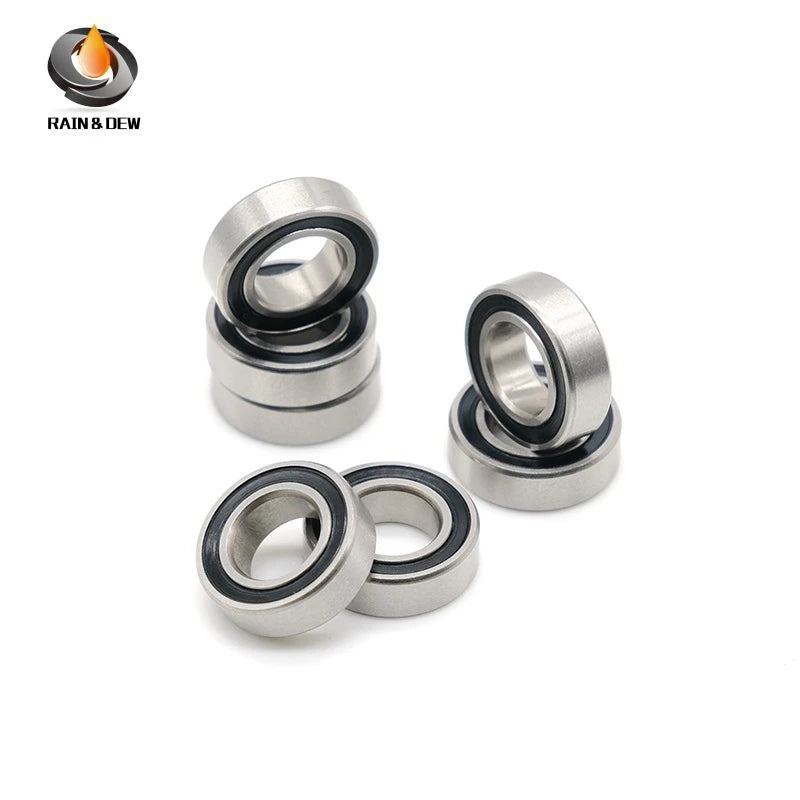 4/10P 638 Series Deep Groove Ball Bearing ABEC-7 63800RS10x19x7  63801RS 12x21x7  63802RS 15x24x7  63803RS 17x26x7 Rubber Sealed