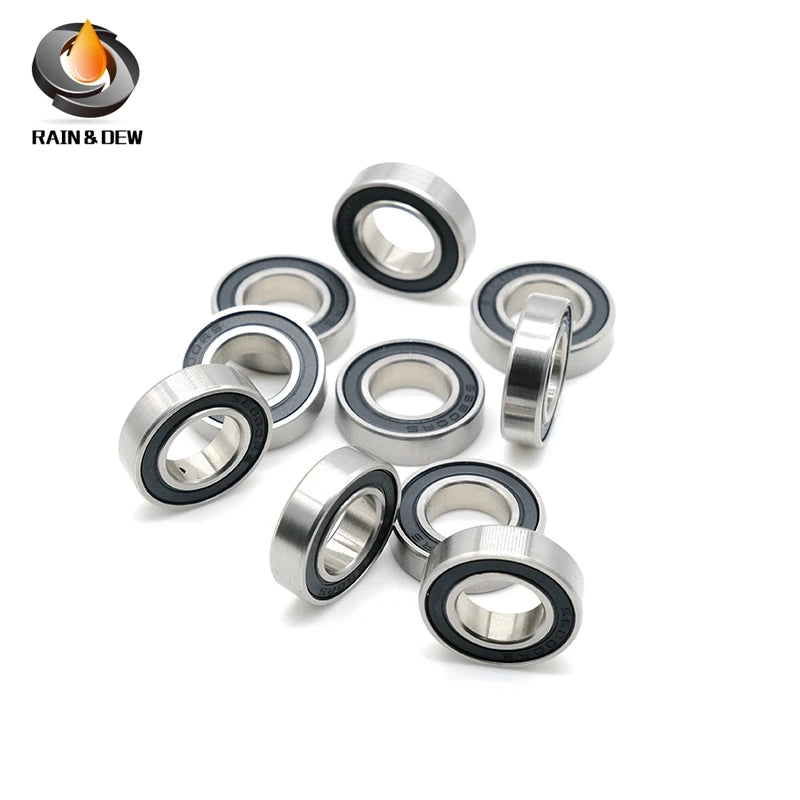 6704RS 20x27x4mm 10Pieces Bearing ABEC-7  Chrome Steel Ball Bearings With Black Rubber Seal 6704-2RS