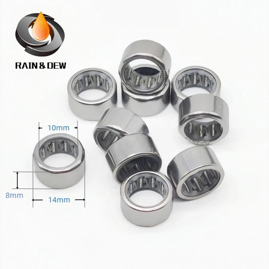 2Pcs SHF1012 10X14X12mm Stainless Steel One Way Clutch Needle Roller Bearings for Fishing Reels SHF1008 10x14x8mm SHF1416