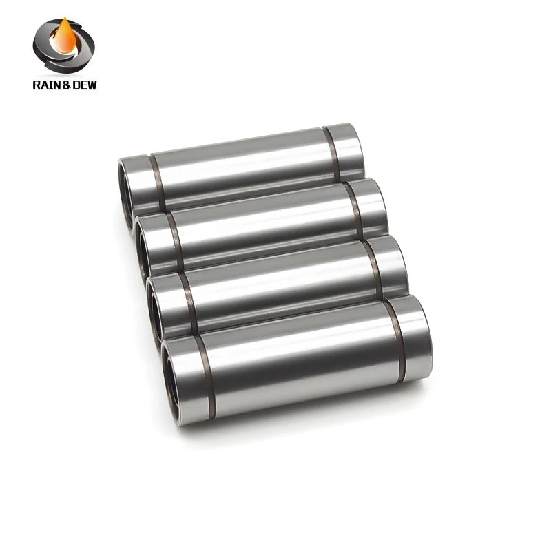 4PCS Long Type Linear Bearings ABEC-7 Double Sealed Chrome Steel Bushings LM8LUU 8X15X45 mm for VORON 1.8